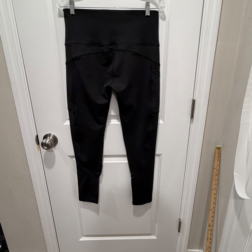 Dyce Active Womens Leggings High Waisted Pockets Black XL